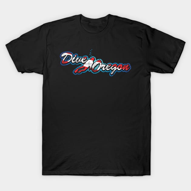 Dive Oregon T-Shirt by TaterSkinz